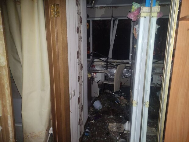Квартира у Києві після удару балістики, фото: uafinance.net