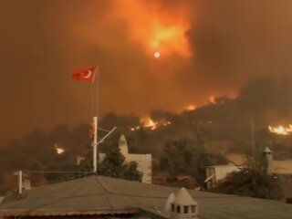 Лесные пожары в Турции