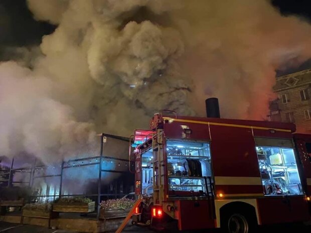 Пожар в Киеве