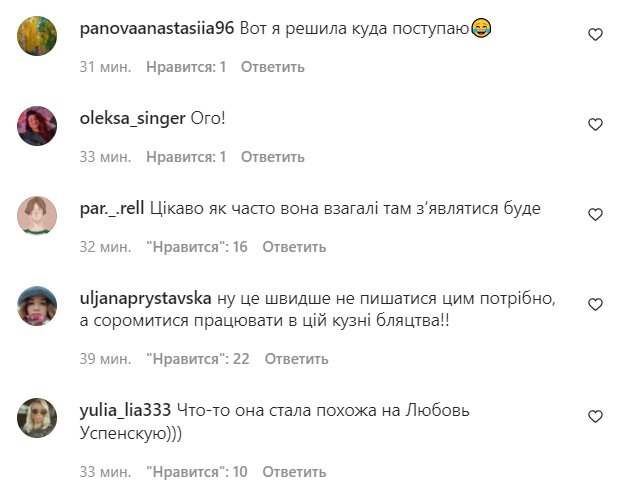 Коментарі на пост "zirkovyi_shlyah" в Instagram