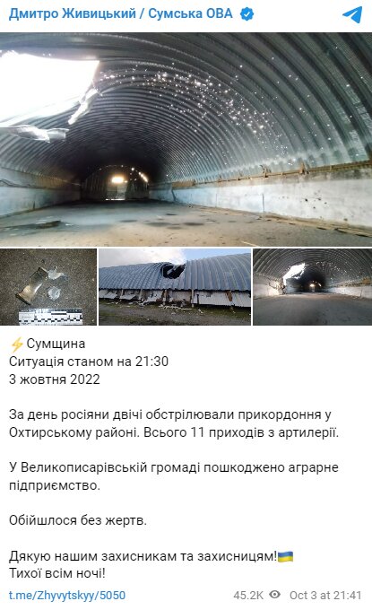 Скриншот с Telegram