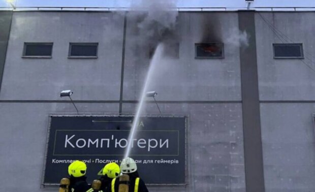 Пожар в ТРЦ