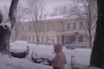 Снегопад в Украине