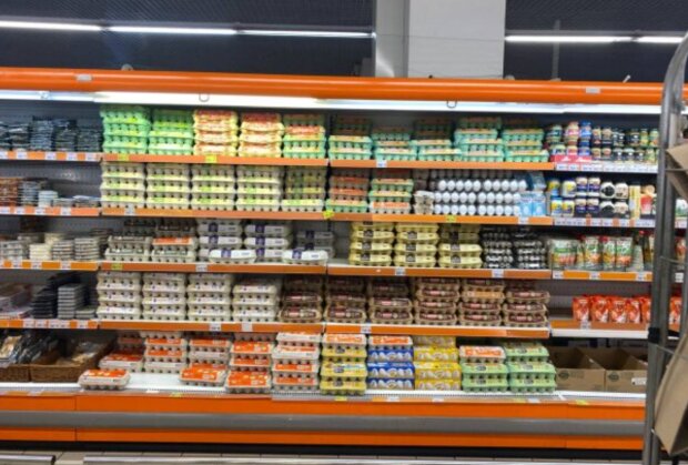 Супермаркет, яйця, фото: uafinance.net