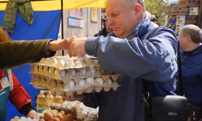 Цены на яйца в Украине