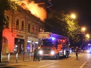 Пожар в Днепре