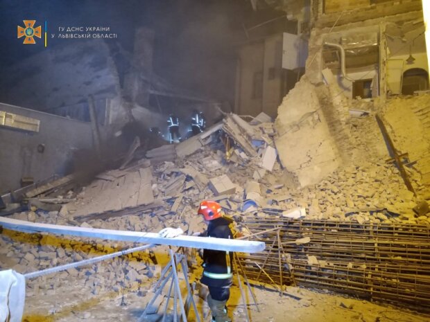 Обвал дома во Львове