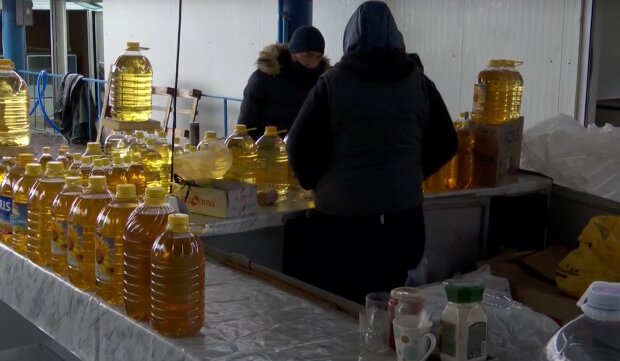 Цены на подсолнечное масло в Украине
