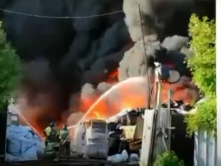 Пожар в Москве