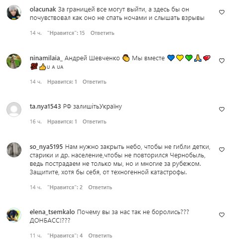 Коментарі на пост "zirkovyi_shlyah" в Instagram