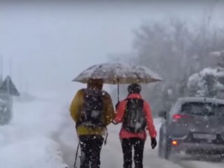 Снігопад в Україні