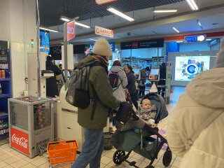 Супермаркет, каси, фото: uafinance.net