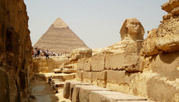 Египет, пирамиды сфинкс, фото из свободных источников