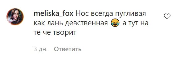 Коментарі зі сторінки Анастасії Покрищук в Instagram