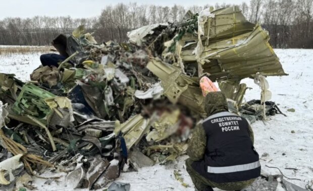 Крушение ИЛ-76 в Белгороде, кадр из видео