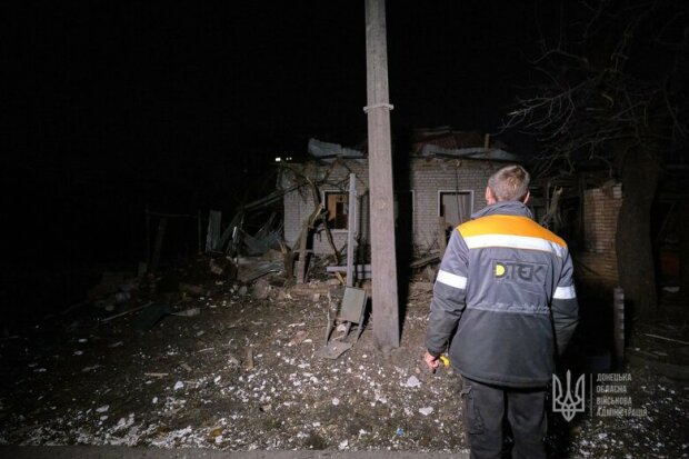 Обстрел Донецкой области