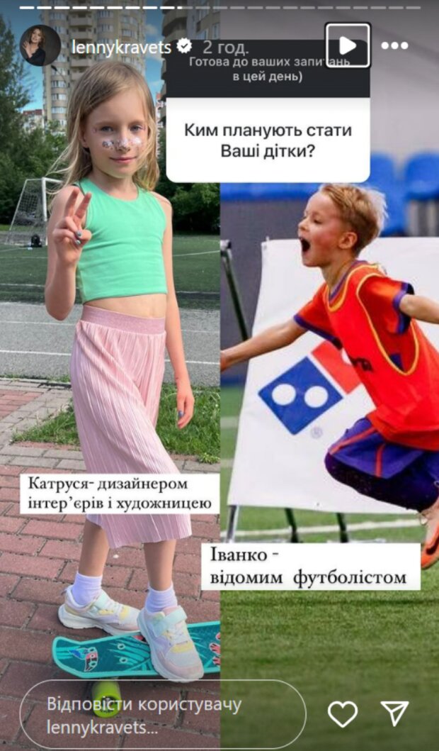 Сториз Елены Кравец