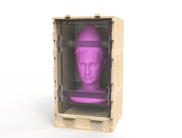 Анальная пробка с лицом путина