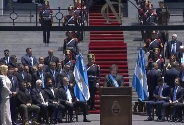 Инаугурация Президента Аргентины, кадр из видео