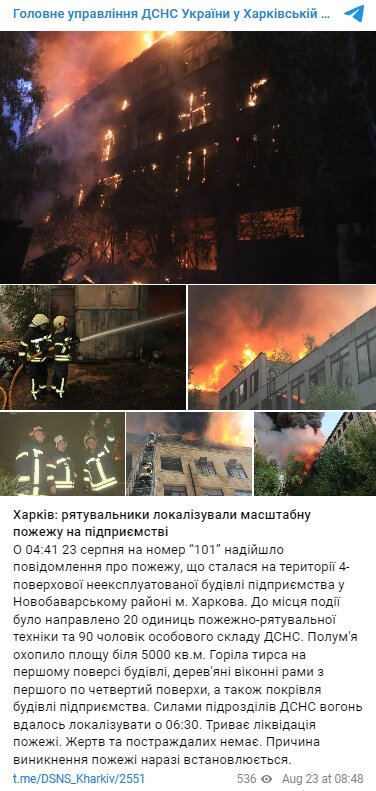 Скриншот с Telegram