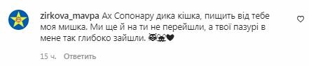 Комментарии на пост Ирины Сопонару в Instagram