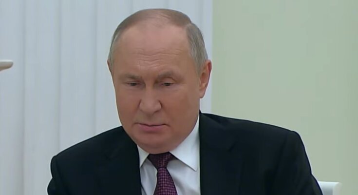 Владимир путин, кадр из выступления