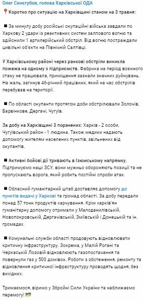 Скріншот з Telegram