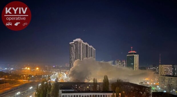 Пожар в Киеве