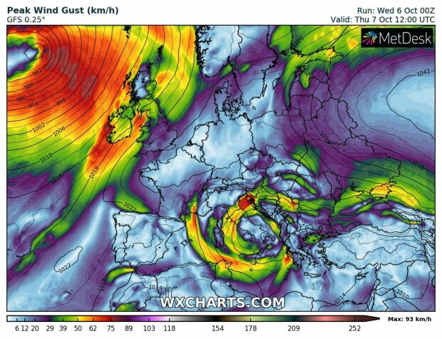 Погода в Украине 7 октября