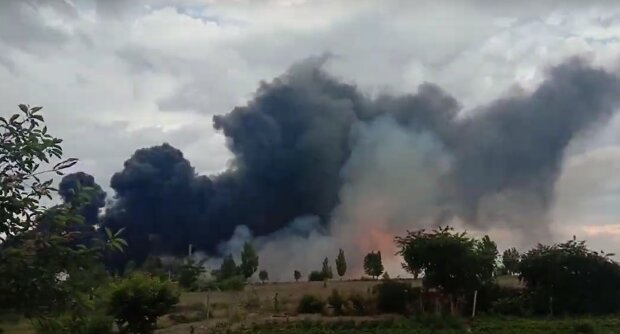 Пожар в Скадовске
