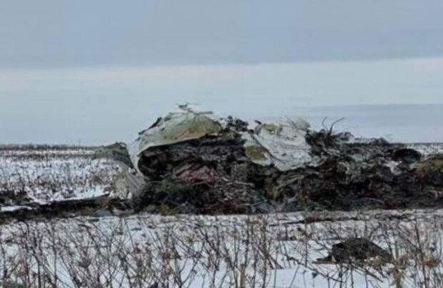 Катастрофа ІЛ-76 в Білгороді, кадр з відео