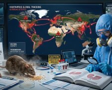 распространение хантавируса \ изображение создано с помощью ИИ