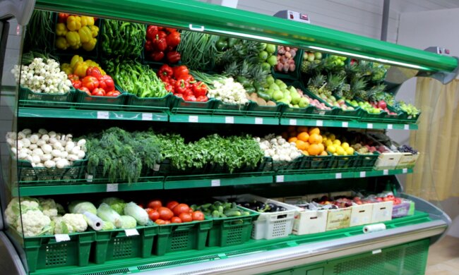 Супермаркет, овочі, фото з вільних джерел