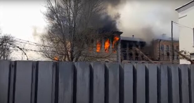 Пожар в Твери