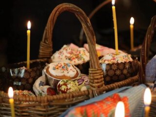 Пасхальная корзина, изображение из свободных источников