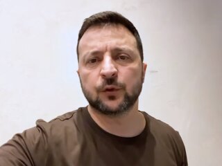 Володимир Зеленський, кадр із звернення