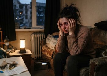 женщина на грани психического истощения