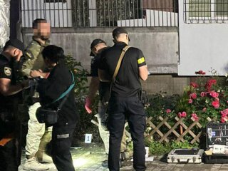 Фото с места преступления в Днепре