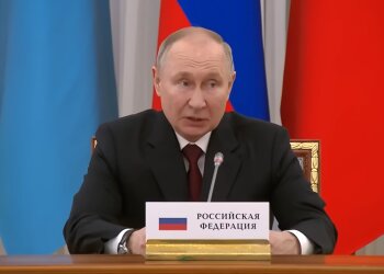 Владимир путин, кадр из выступления