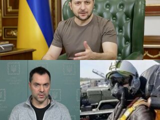 Владимир Зеленский, Алексей Арестович и "Привид Києва"