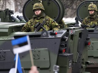 Эстонские военные, фото из свободных источников