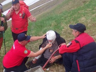 Инцидент на горе в Закарпатской области