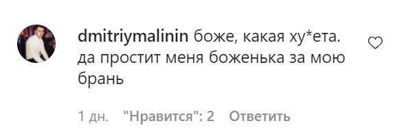 Комментарии со страницы Светланы Лободы в Instagram
