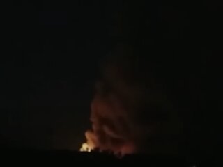 Вибух на складі ворожих боєприпасів на Донбасі