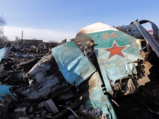 Збитий Су-24, фото із соцмереж