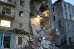 Ракетный удар по жилому дому в Харькове