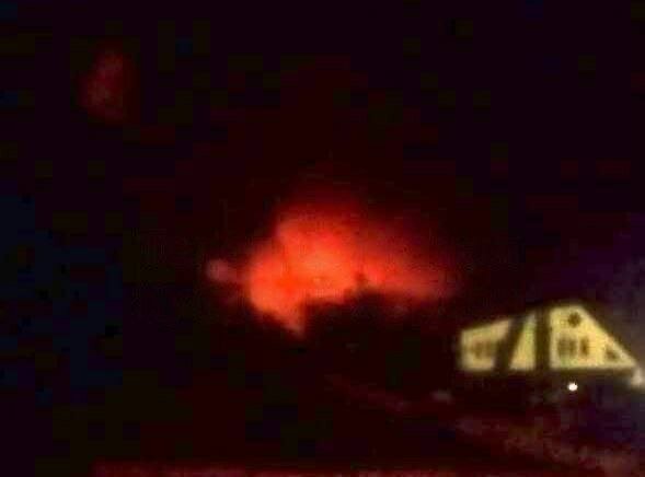 Пожар в Скадовске