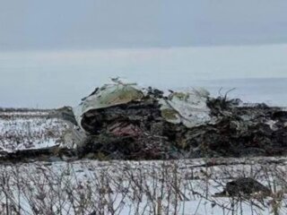 Катастрофа ІЛ-76 в Білгороді, кадр з відео