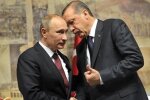 Реджеп Эрдоган и владимир путин, кадр с переговоров