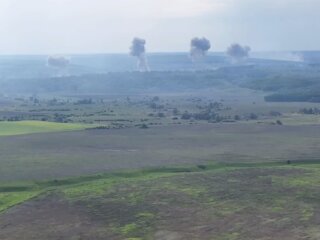 Наступ росіян на Харківщині, кадр з відео